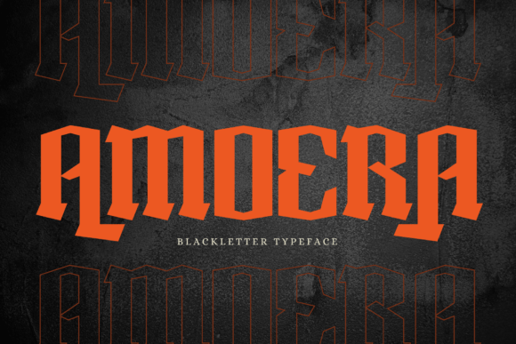 Amoera: The Modern Gothic Font for Bold Branding
