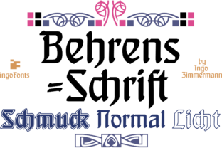 Behrens-Schrift: A Modern Designer's Guide to Art Nouveau Style