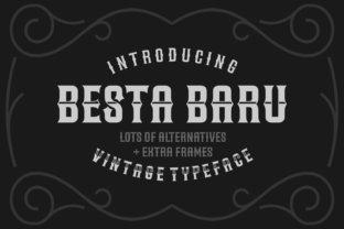 Besta Baru: The Bold Retro Typeface for Modern Design