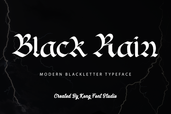 Black Rain: A Playful Handwritten Script for Modern Designers