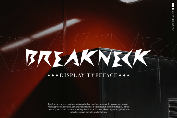 Breakneck: A Typeface That Commands Attention