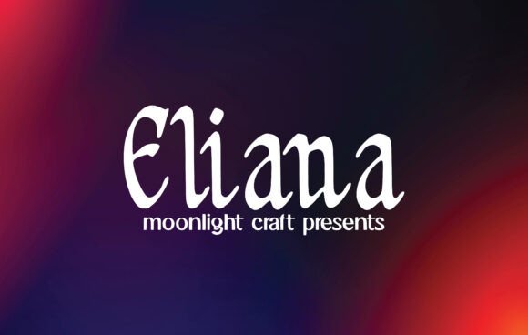 Eliana: A Creative Font for Modern Branding