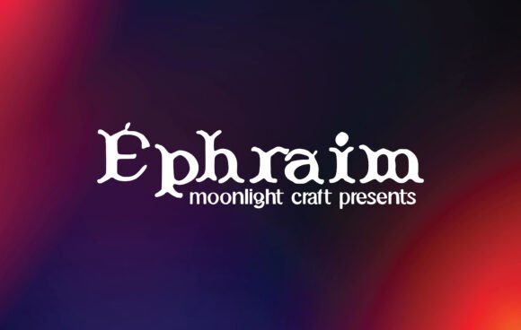 Ephraim: A Display Font for Bold Branding