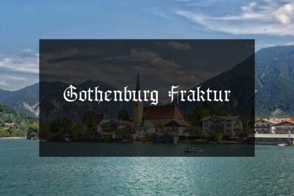 Gothenburg Fraktur: A Sharp Gothic Design for Bold Projects