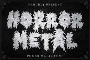 Horror Metal: The Display Typeface That Demands Courage