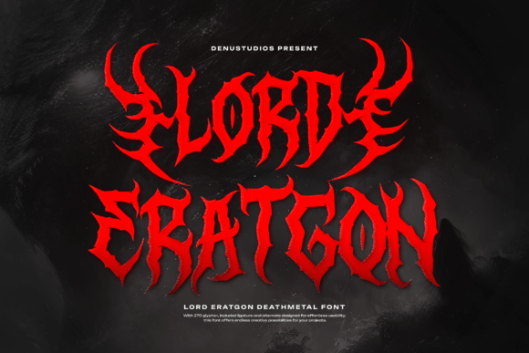 Lord Eratgon: The Death Metal Typeface That Commands Attention