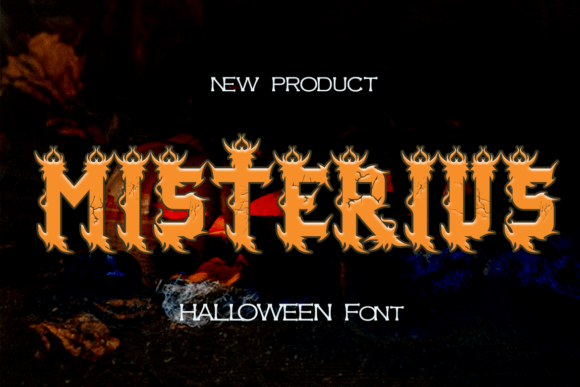 Misterius: A Retro Halloween Font with Spooky Charm