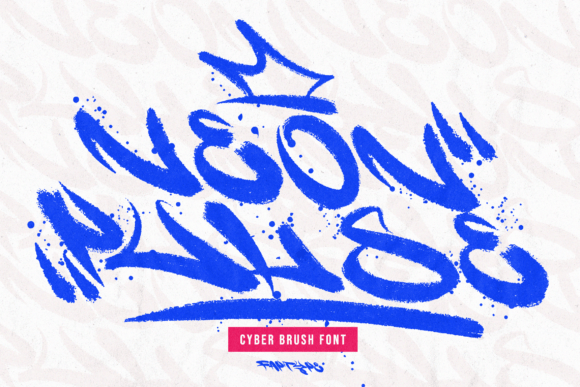 Neon Pulse: A Cyber Brush Font for Modern Edge