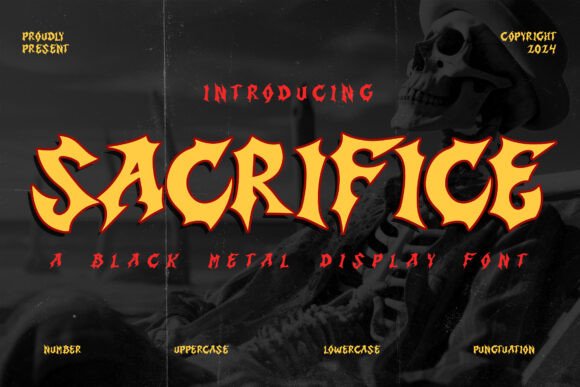 Unleash Chaos: Designing with the Sacrifice Typeface