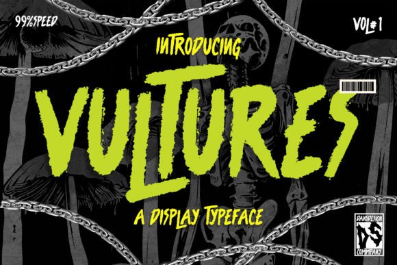 Vultures Font: The Bold Choice for Dramatic Design