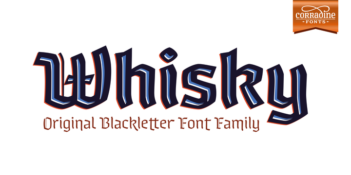 Whisky Family: A Creative Font for Bold Branding