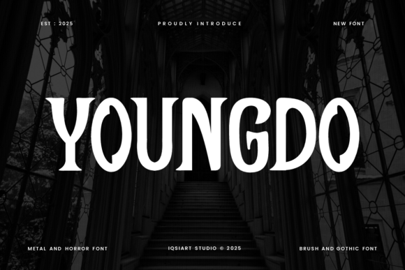 Youngdo: The Gothic Display Font for Edgy Branding